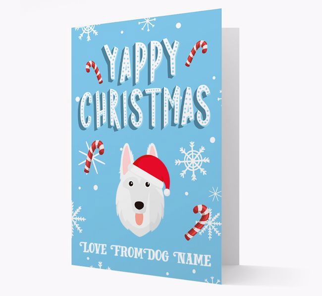 Yappy Christmas: Personalised {breedFullName} Christmas Card